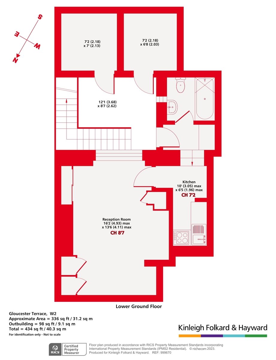 236A, Gloucester Terrace, London floorplan