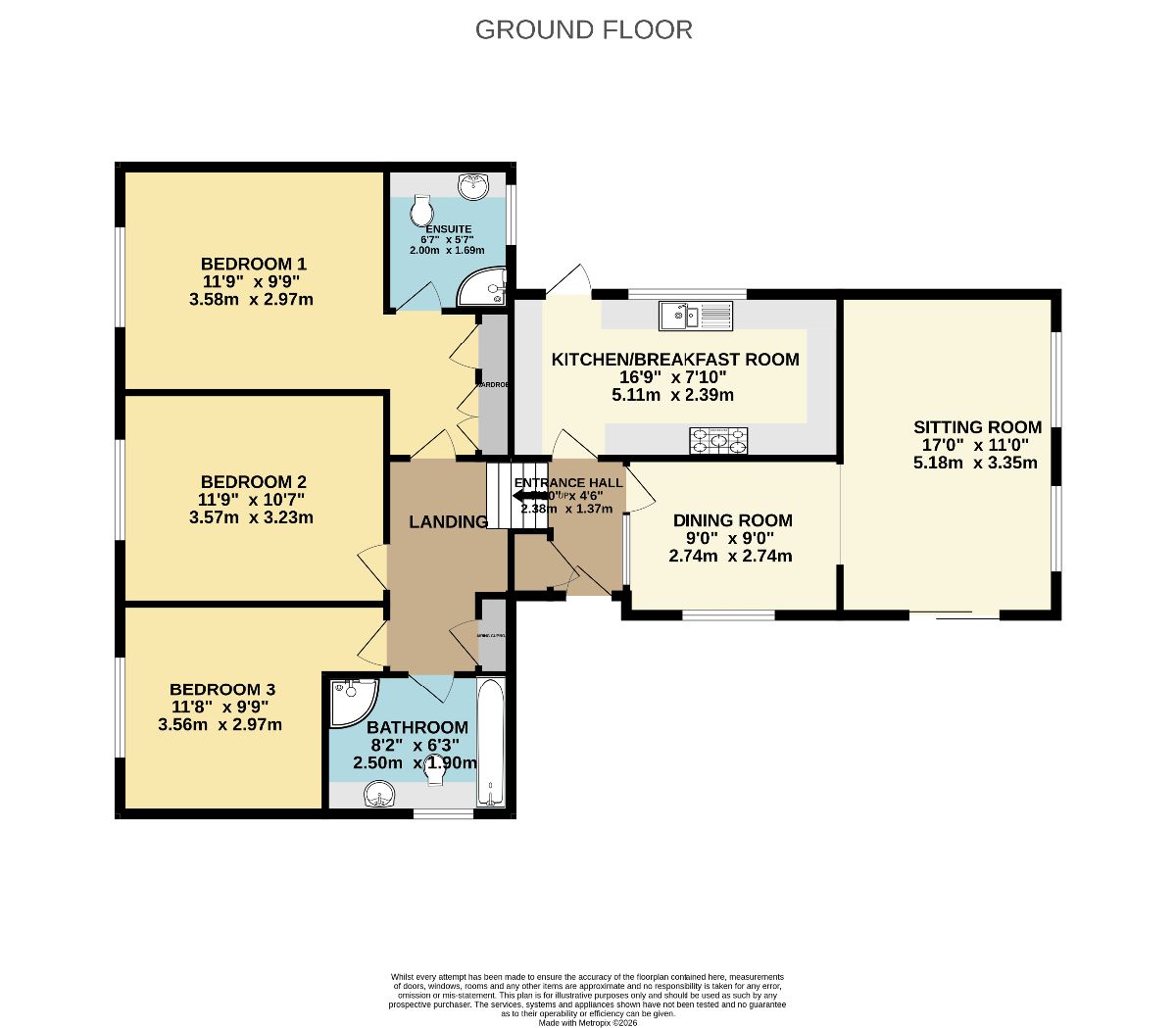 60 Fern Meadow, Okehampton floorplan
