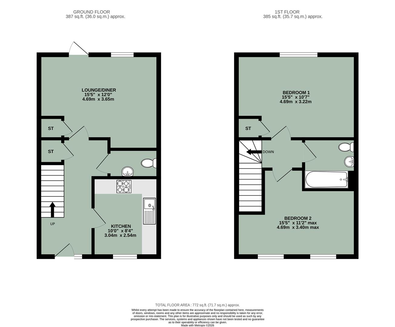 23, Maple Road, Didcot floorplan