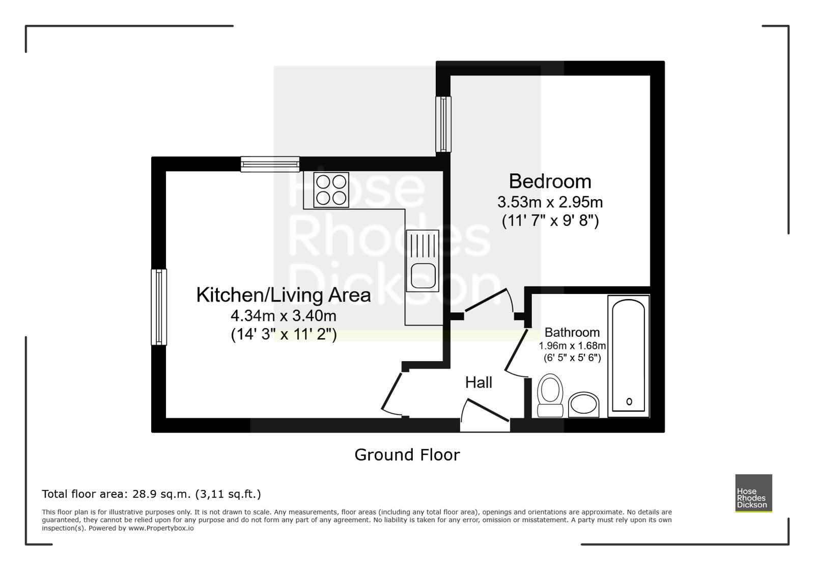 Flat 5, 15, The Sidings, Cowes floorplan