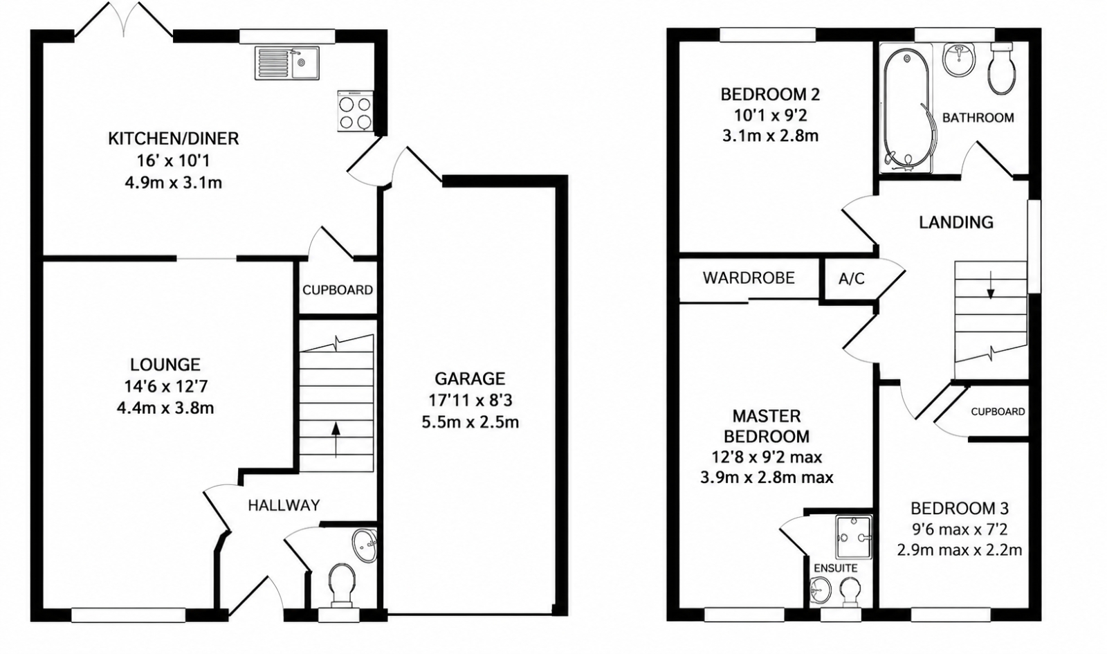 10, Delafield Drive, Reading floorplan