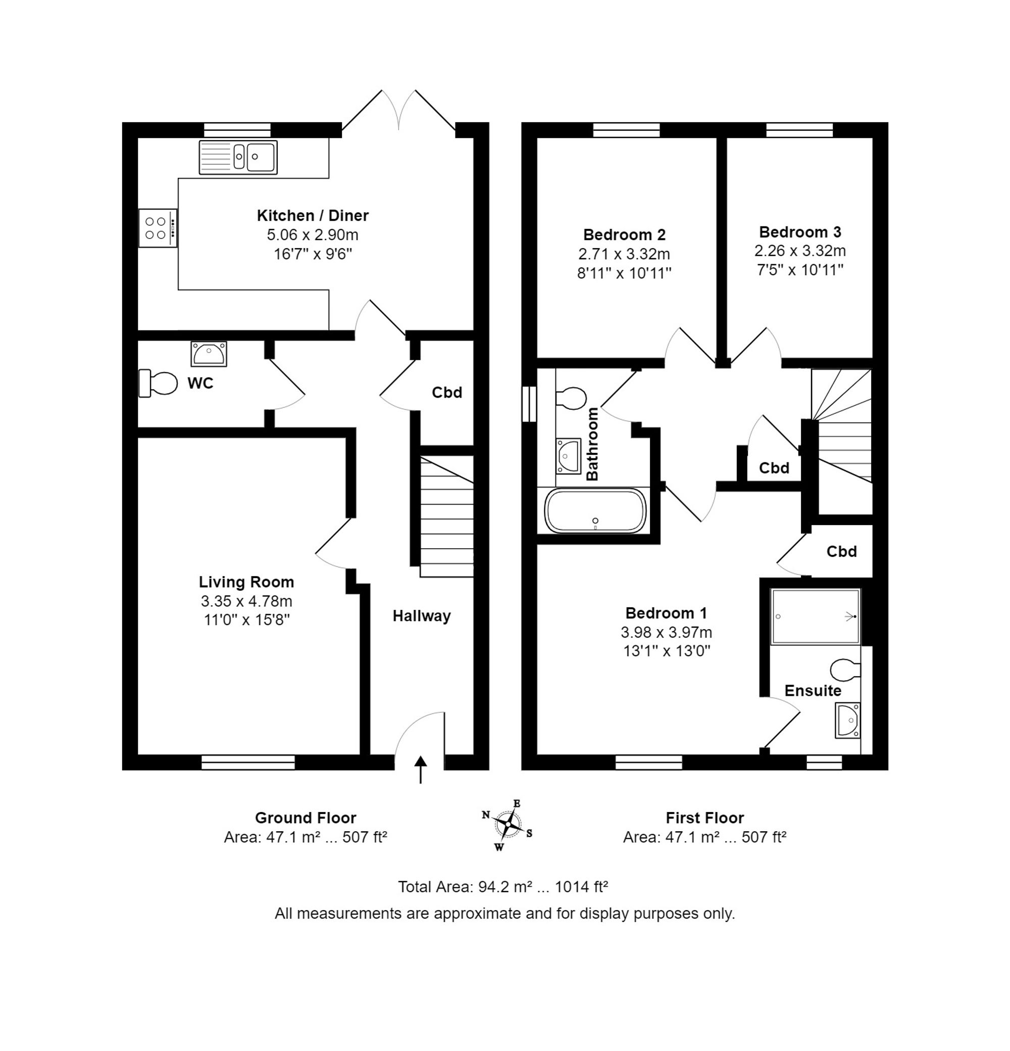 2 Whitethorn Avenue, Harrogate floorplan