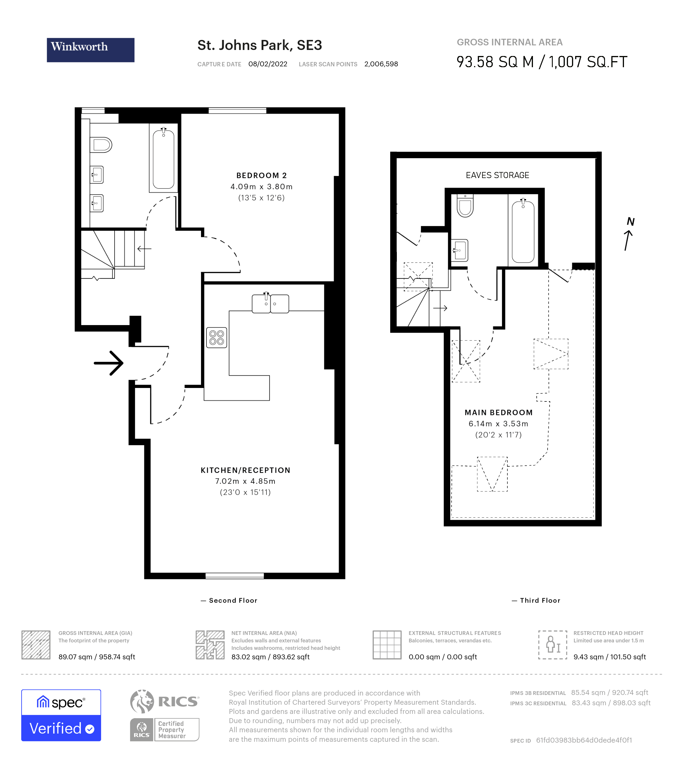 Flat 9, 6, St Johns Park, Blackheath floorplan