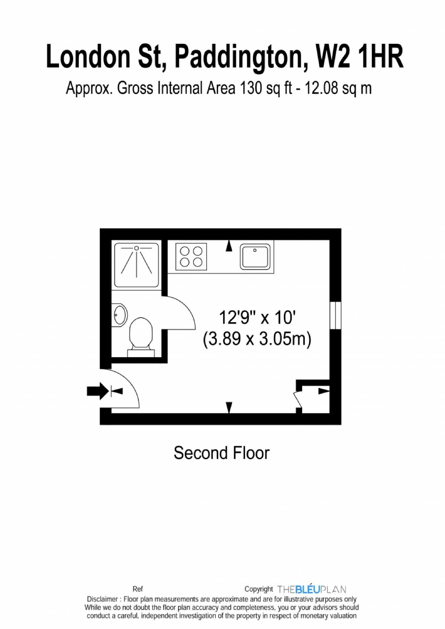 0 Bedrooms Studio to rent in London Street, London W2