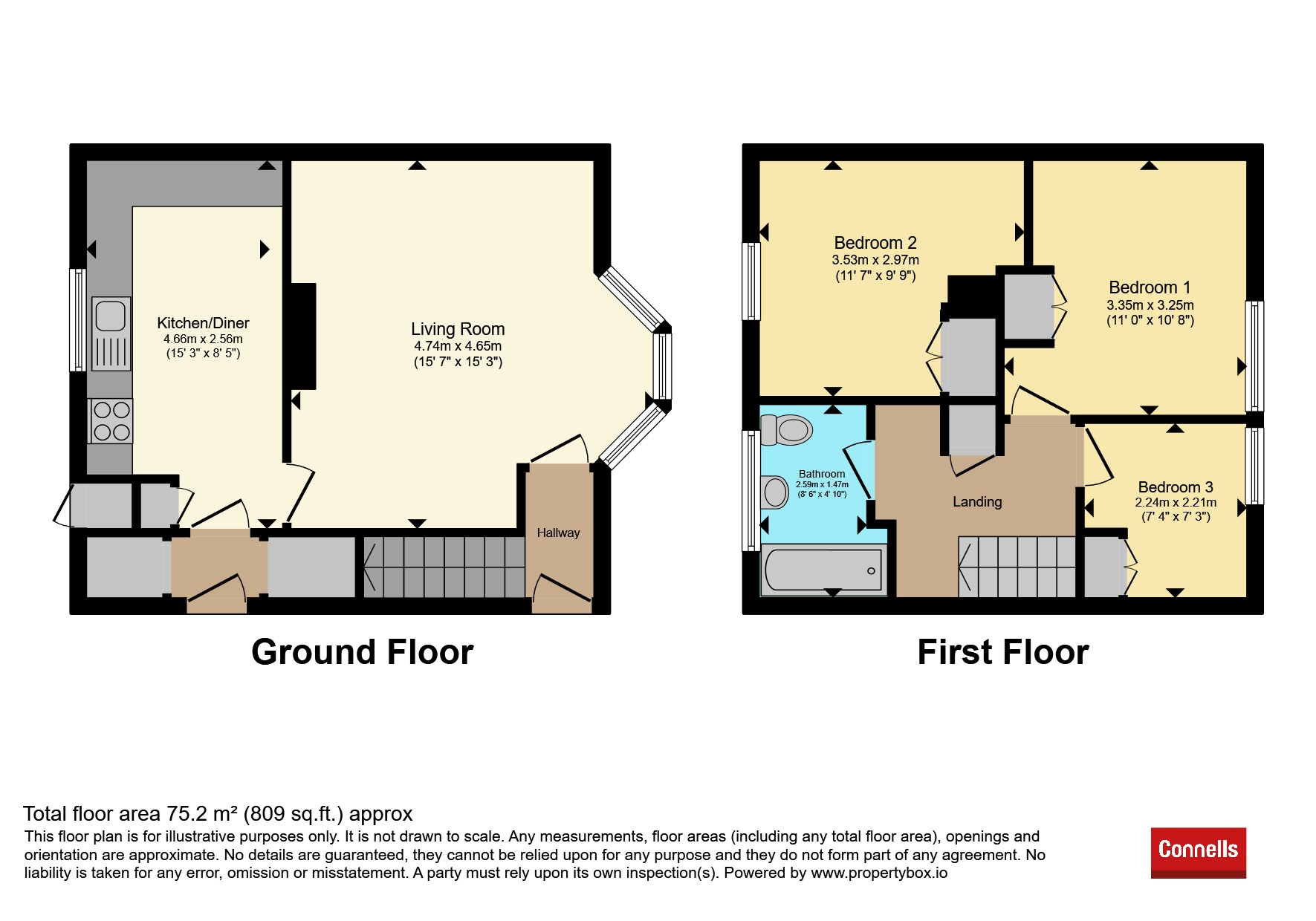 81, Huddleston Crescent, Redhill floorplan