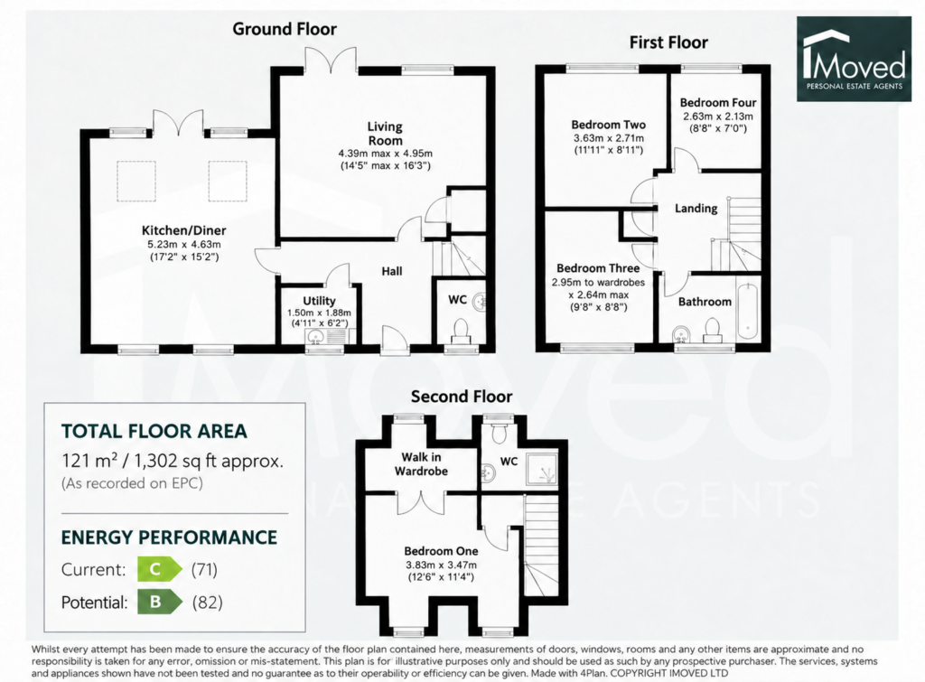 11, The Crescent, Monk Fryston floorplan