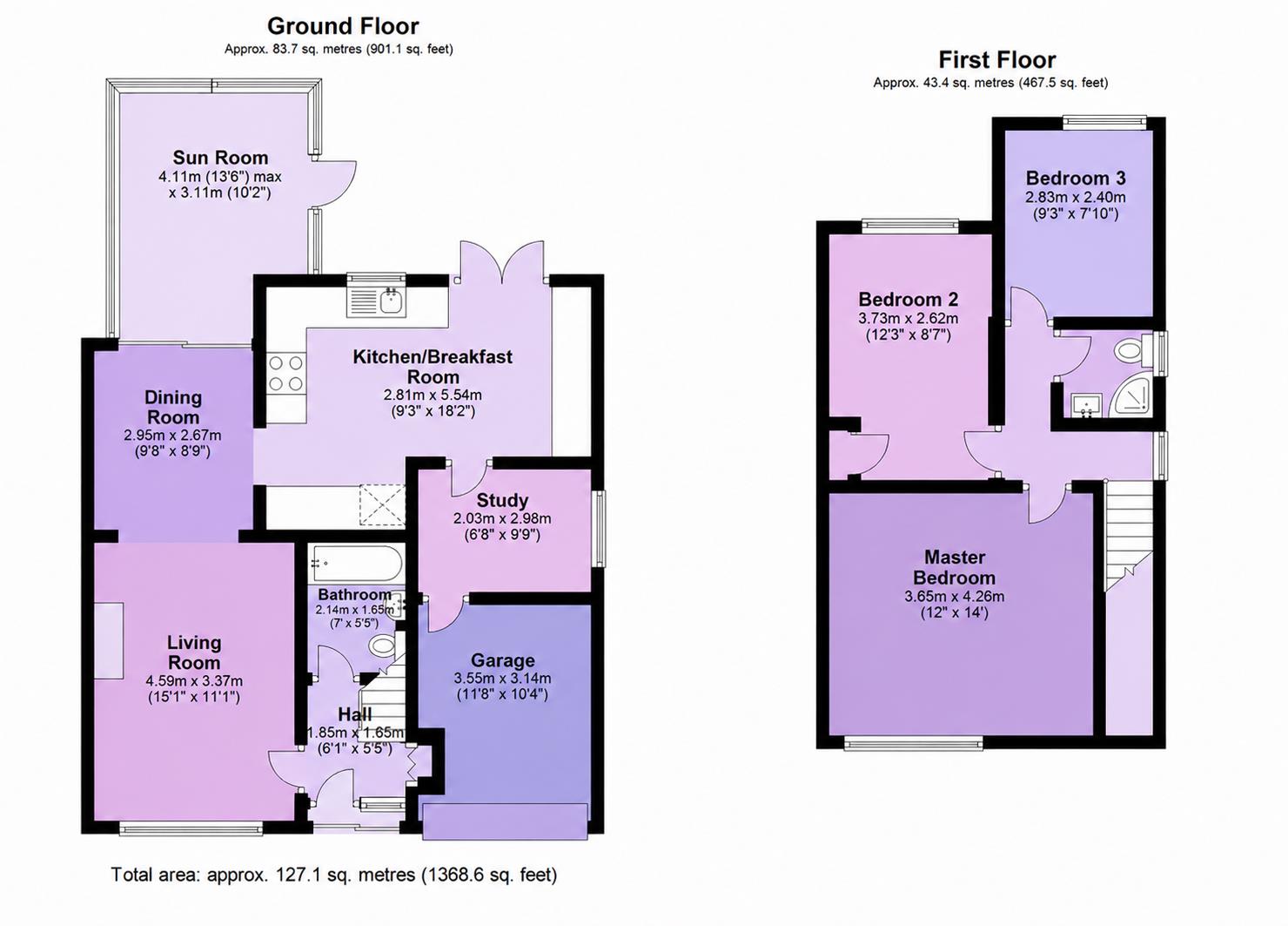 20, Highfield Drive, Portishead floorplan