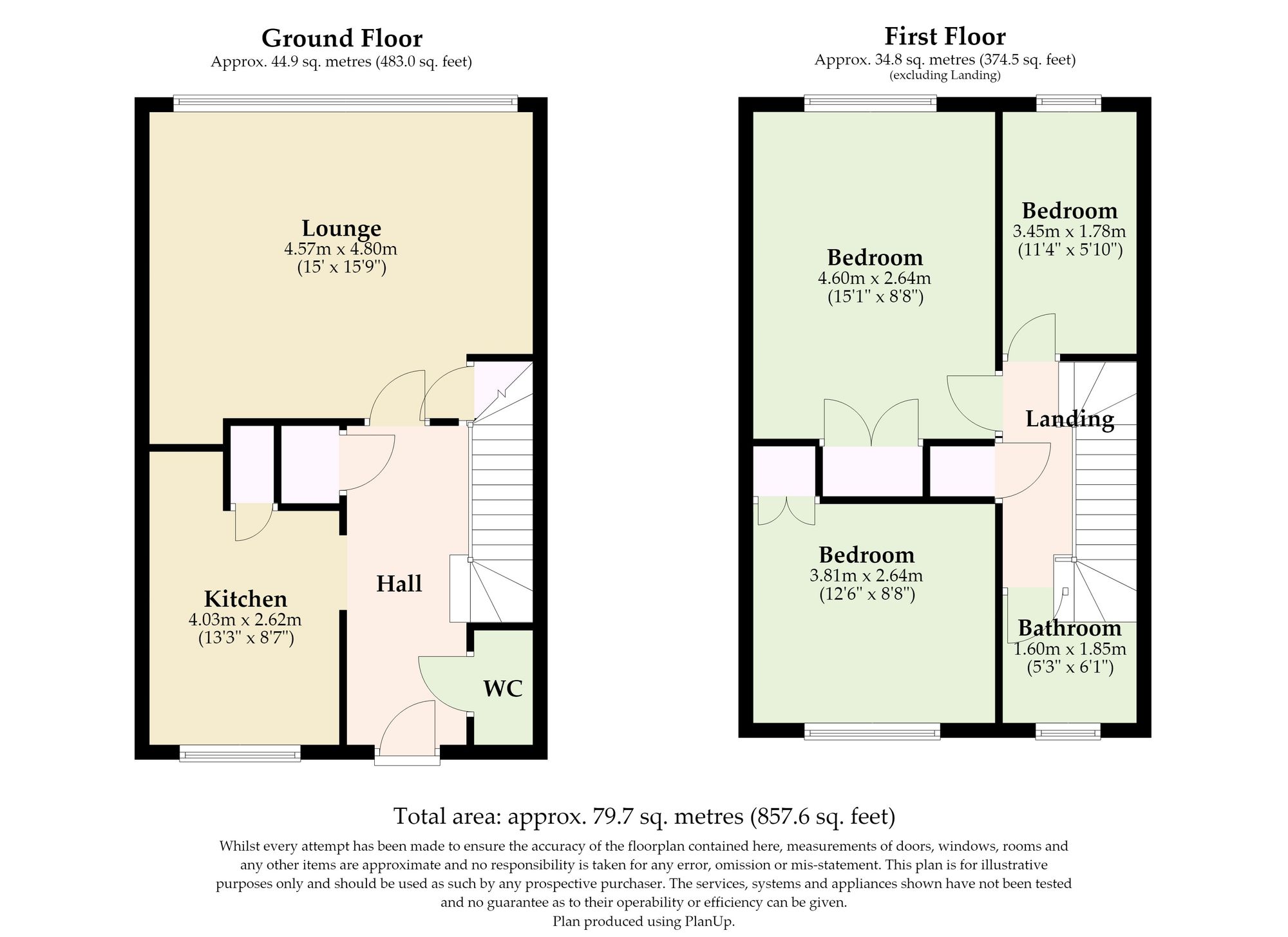 121 Somerleyton Gardens, Norwich floorplan