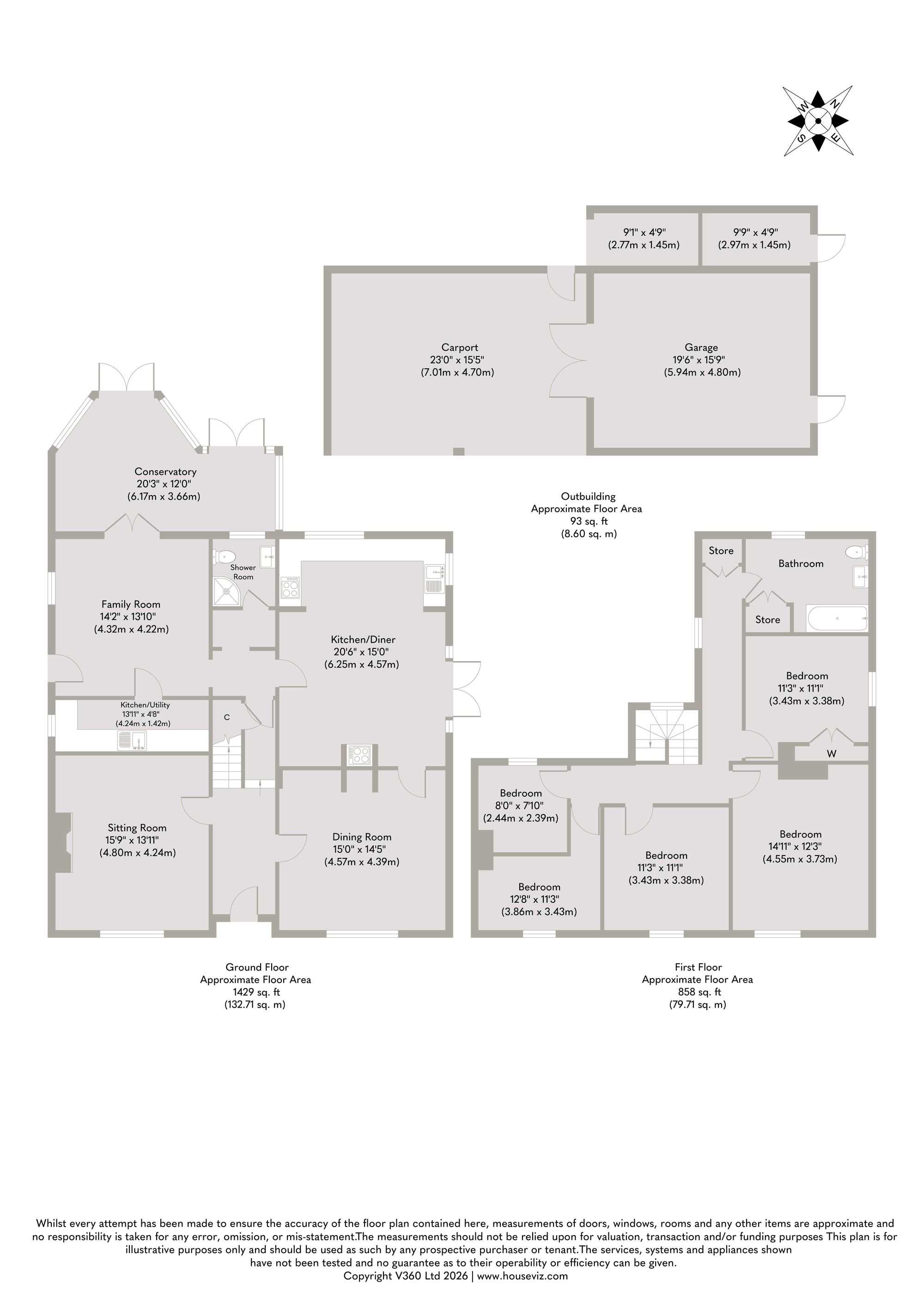 Blackberry Farm, 21 Back Road, Wisbech floorplan