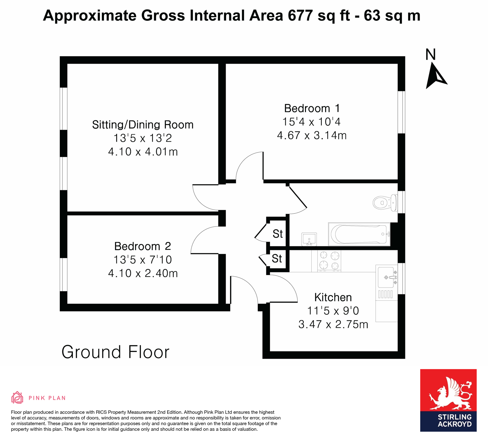 17 Mount View, 128, Leigham Court Road, London floorplan