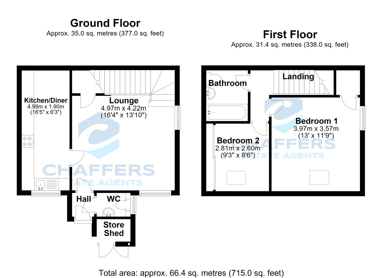Honeyfields, Gillingham floorplan