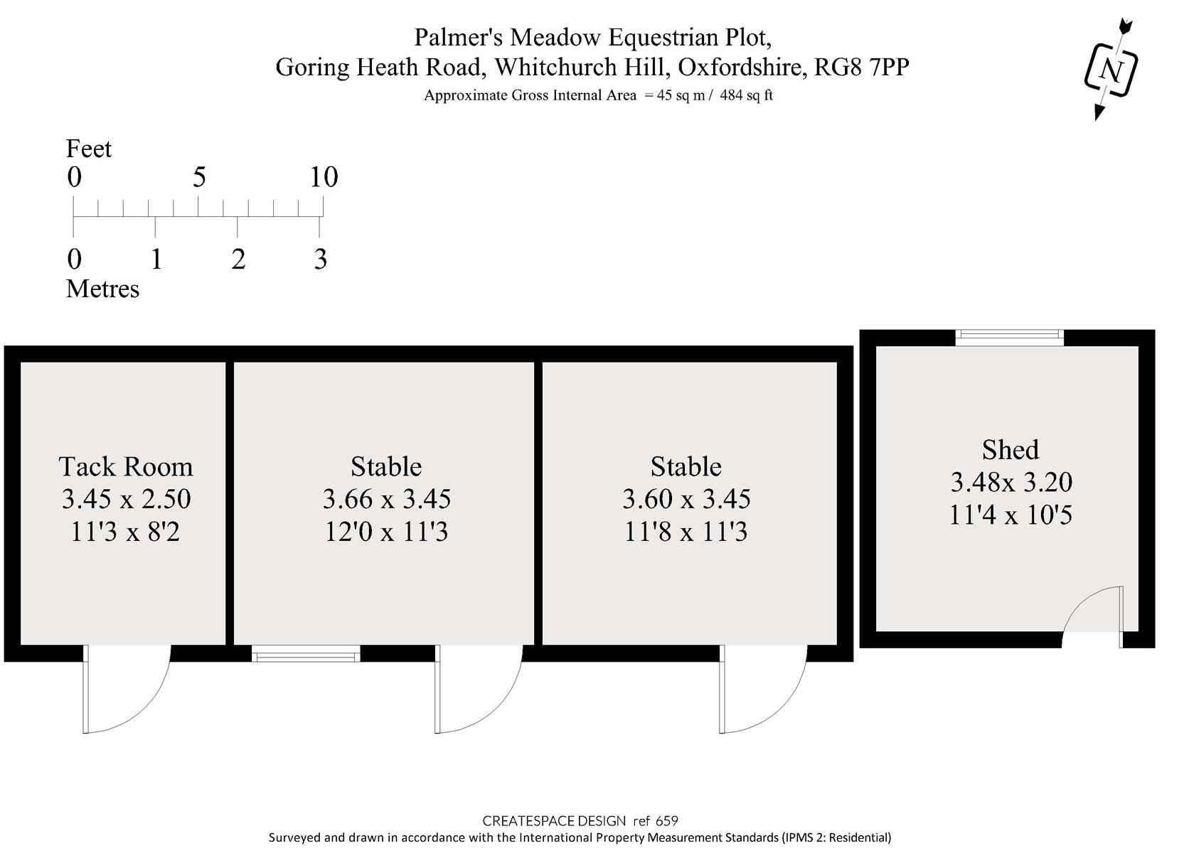 Palmer's Meadow Equestrian Plot, Goring Heath Road, Whitchurch Hill floorplan