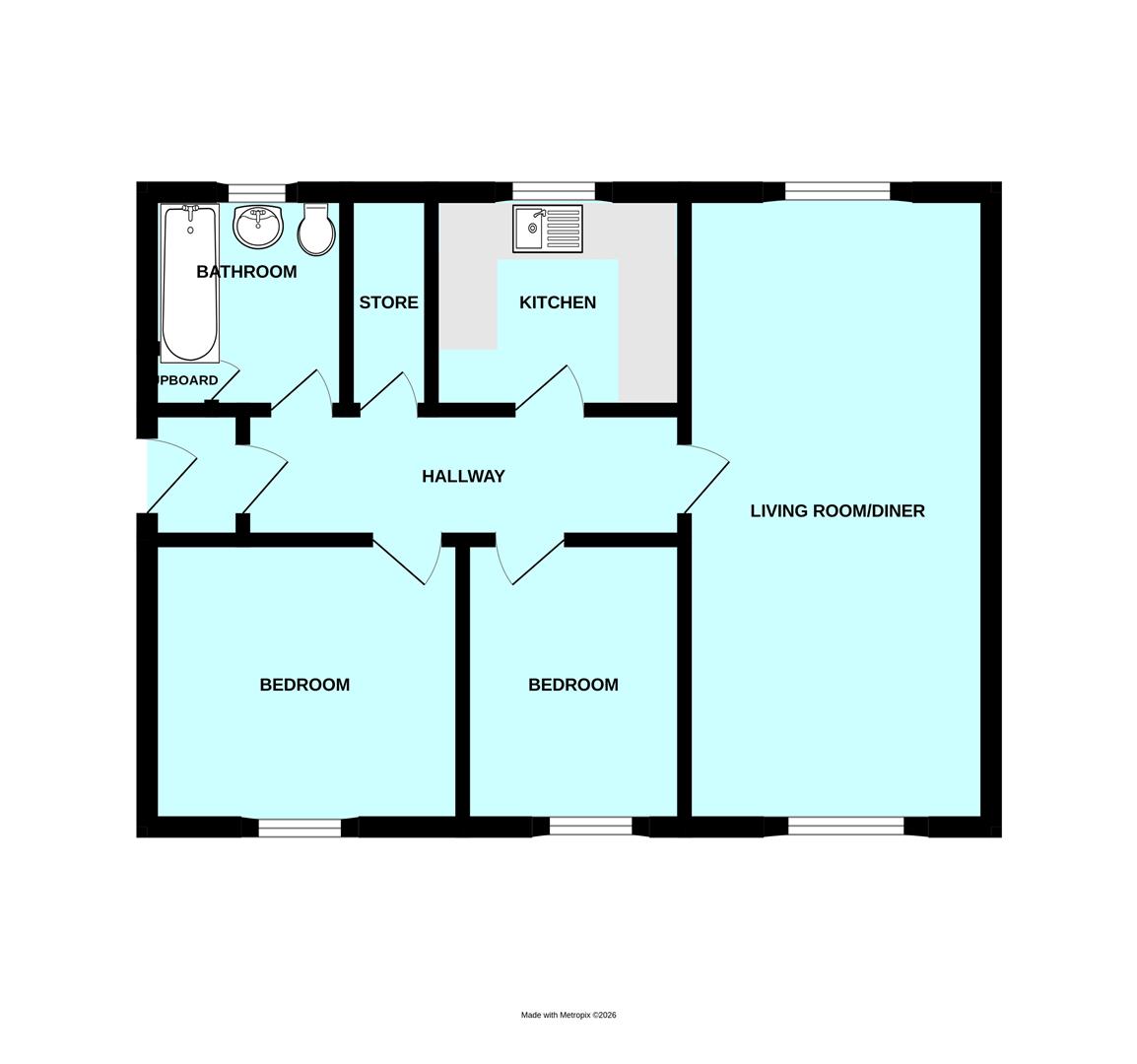 86, Lockington Avenue, Plymouth floorplan