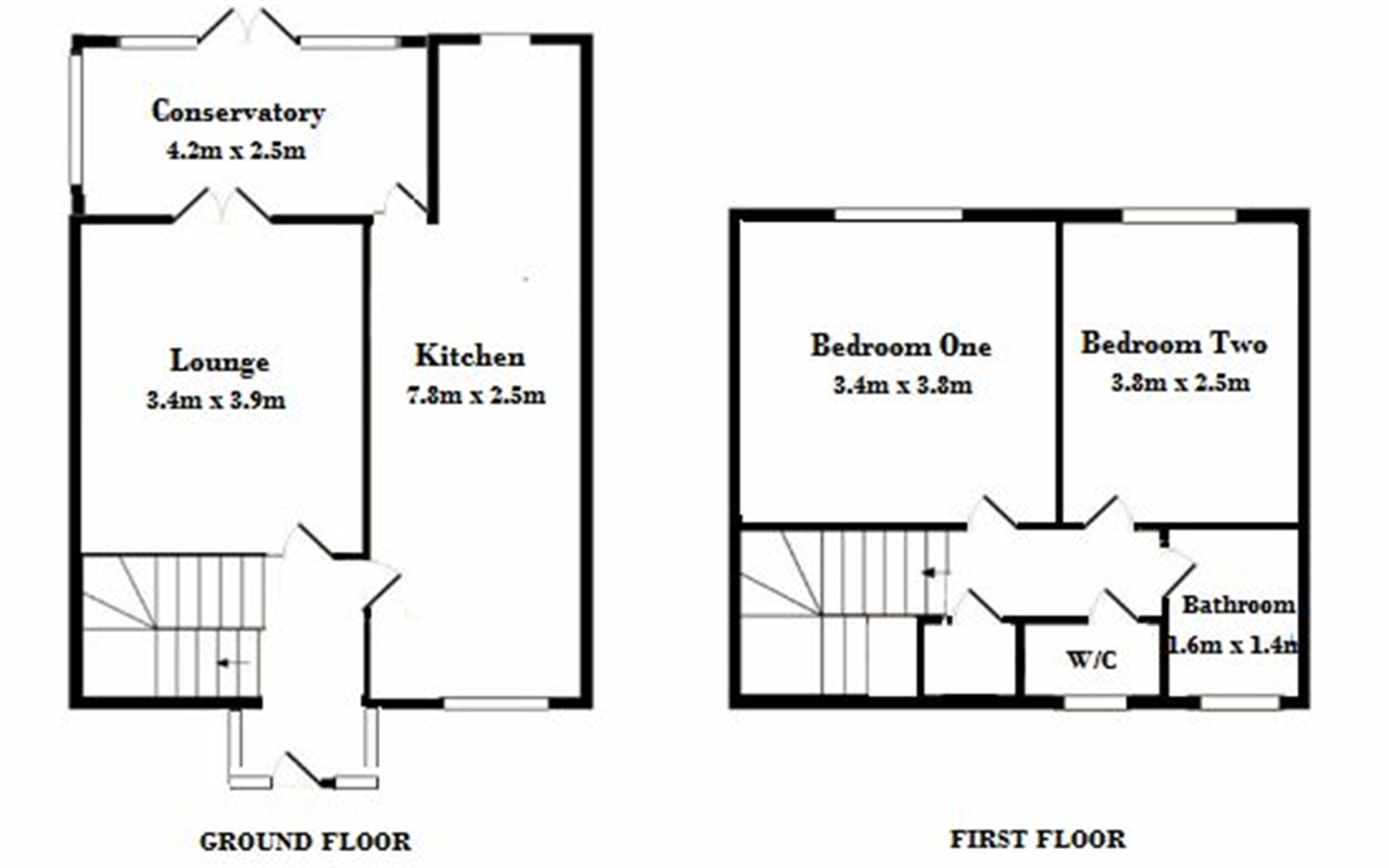 2 Bedrooms Terraced house for sale in Hillcrest, Stevenage, Hertfordshire SG1