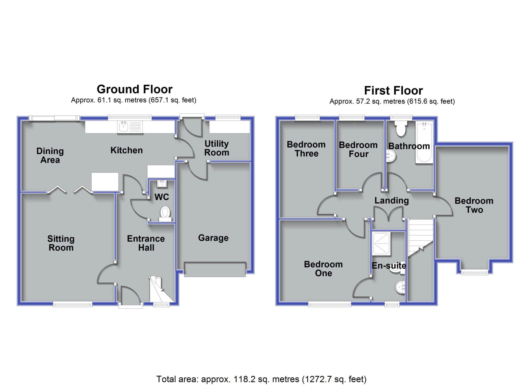 16, Heol Isfoel, Llanrhystud floorplan