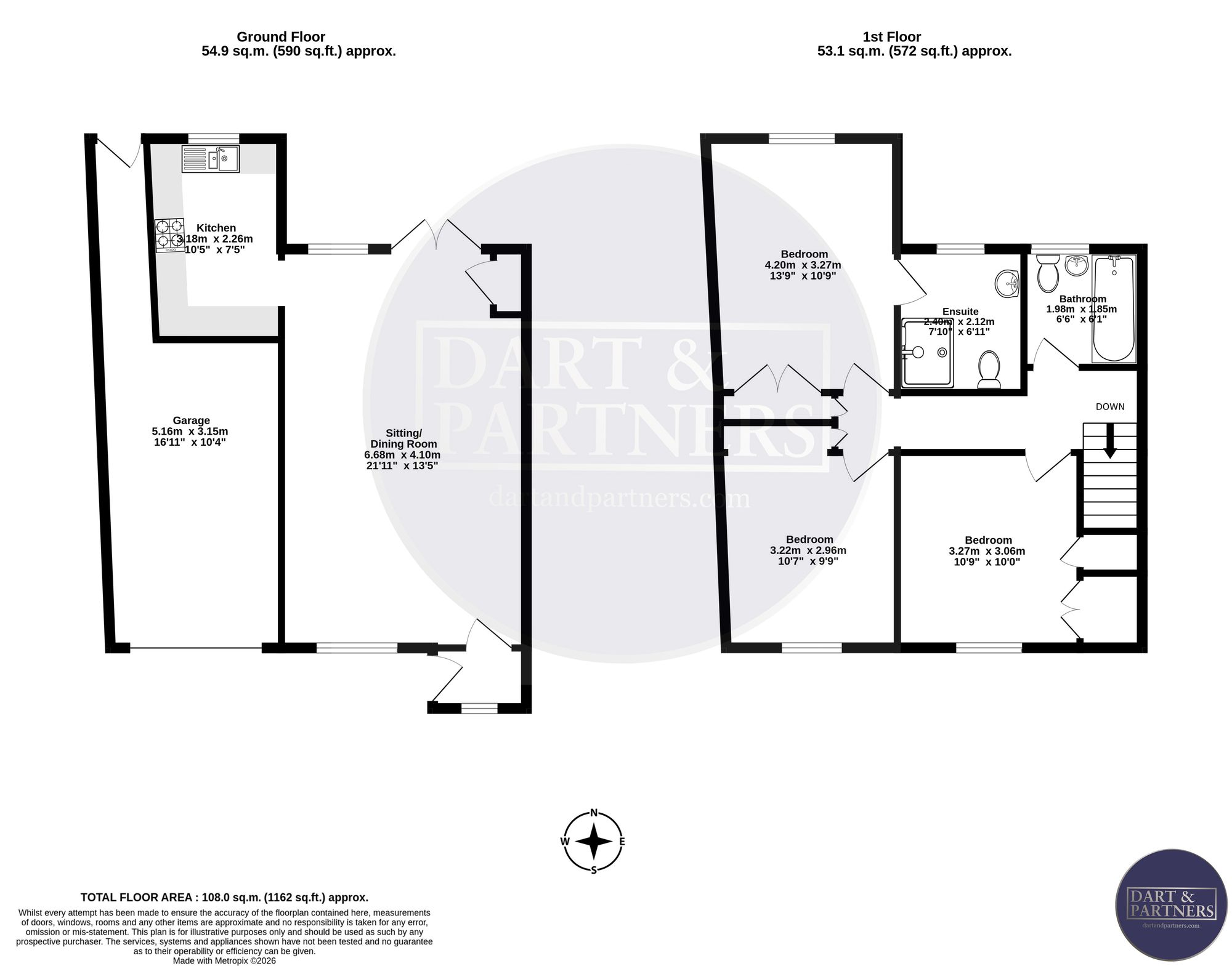 52 Headway Rise, Teignmouth floorplan