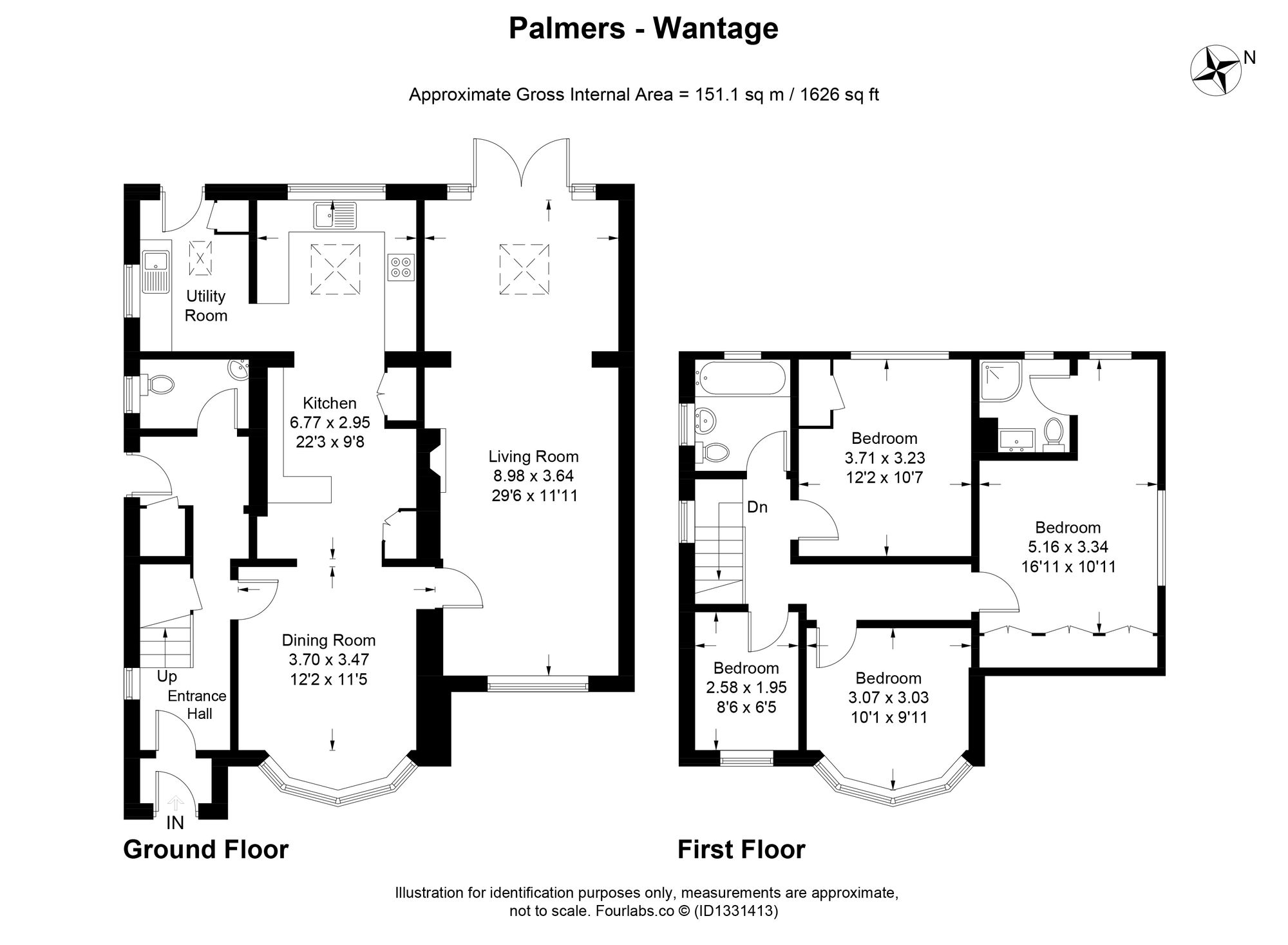 45 Palmers, Wantage floorplan