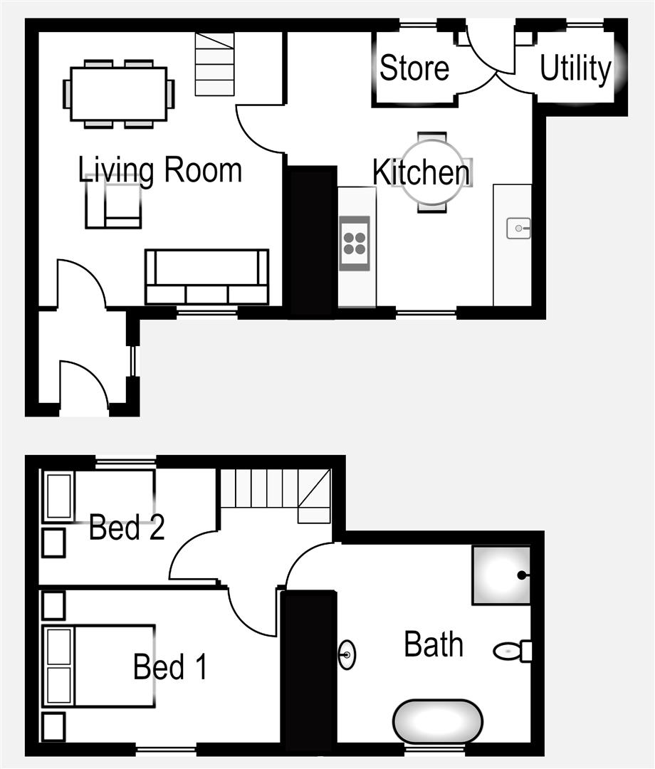 2 Bedrooms Semi-detached house for sale in Bishop Street, Faulkland, Radstock BA3
