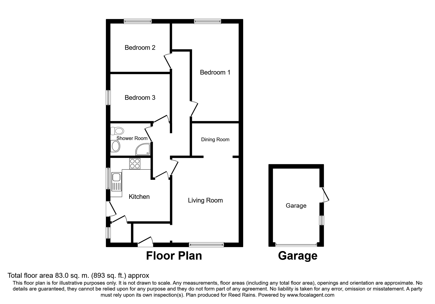 Park Hill, Awsworth, Nottingham NG16, 3 bedroom bungalow for sale