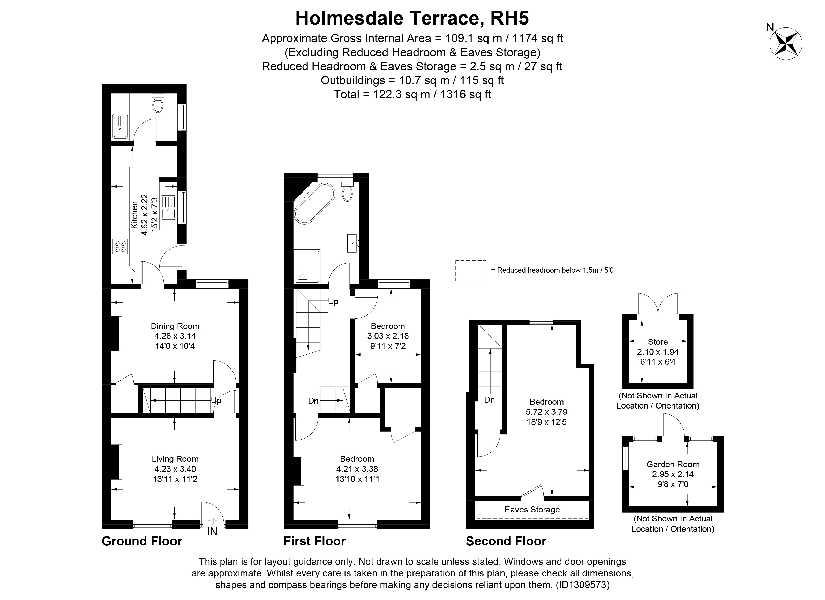 2 Holmesdale Terrace, Willow Green, Dorking floorplan