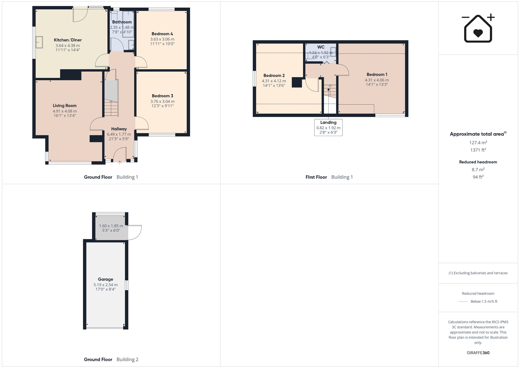 18 Merlins Avenue, Haverfordwest floorplan