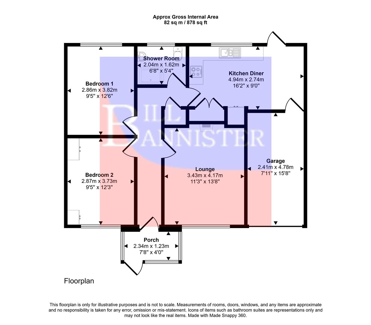 59, Tresithney Road, Redruth floorplan