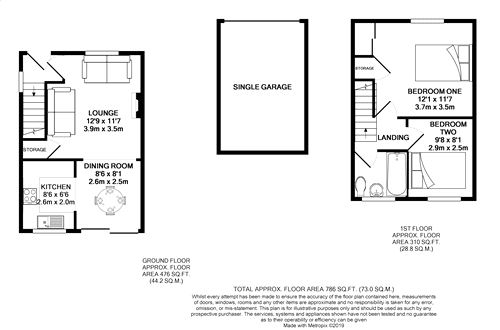 2 Bedrooms Terraced house for sale in Tadcroft Walk, Calcot, Reading, Berkshire RG31