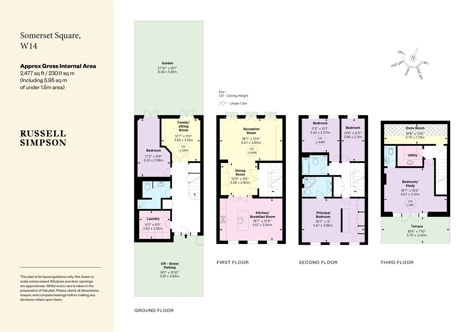 12, Somerset Square, London floorplan