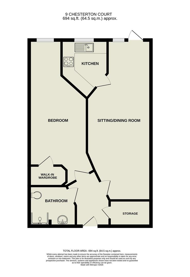 9 Chesterton Court, Railway Road, Ilkley floorplan