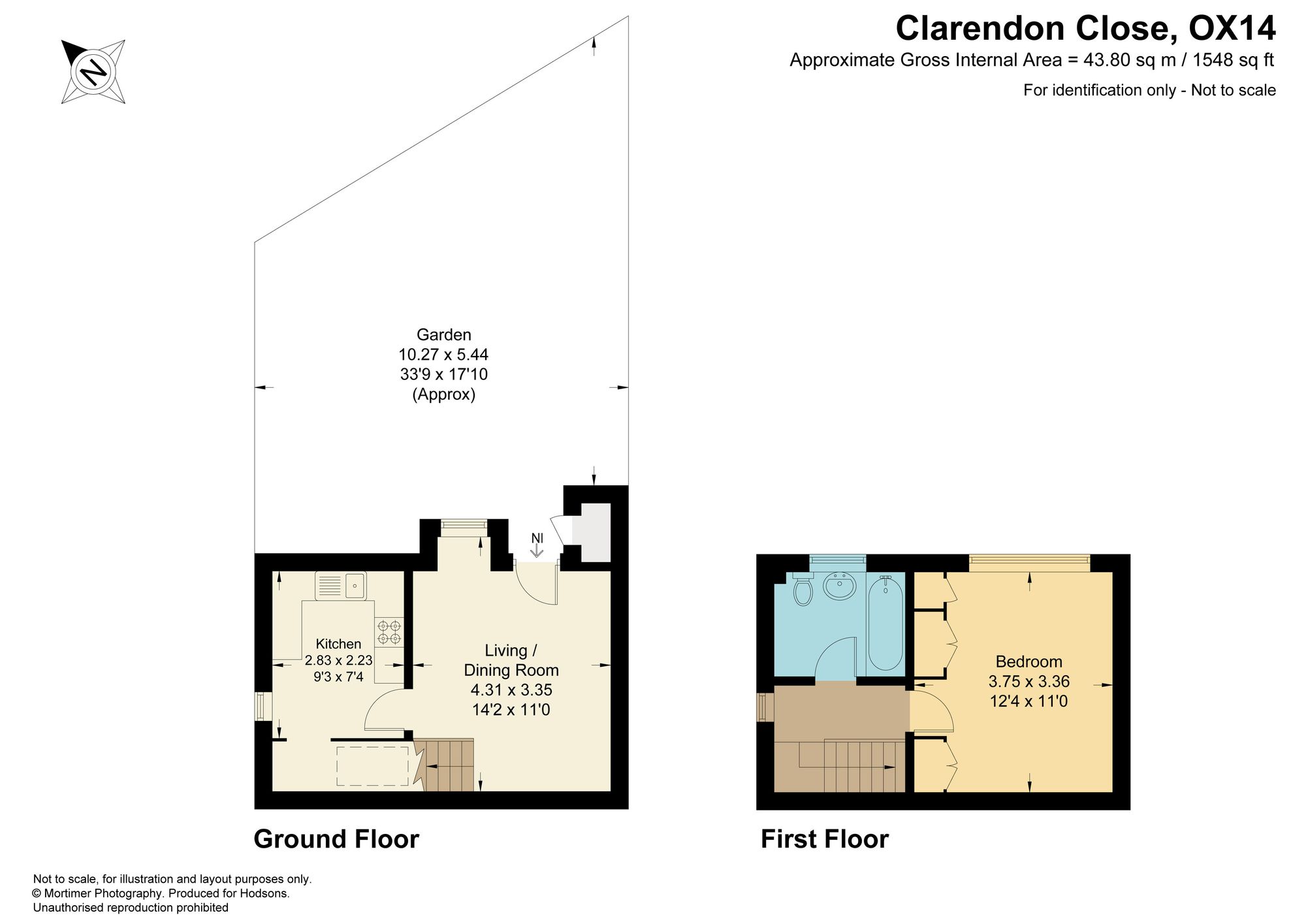 36, Clarendon Close, Abingdon, OX14 floorplan