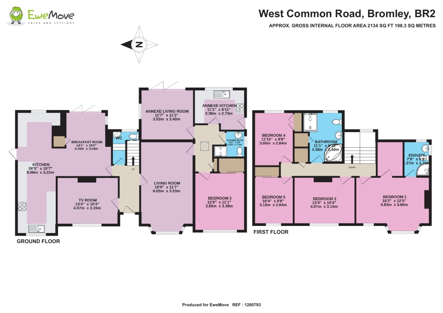 5, West Common Road, Bromley floorplan