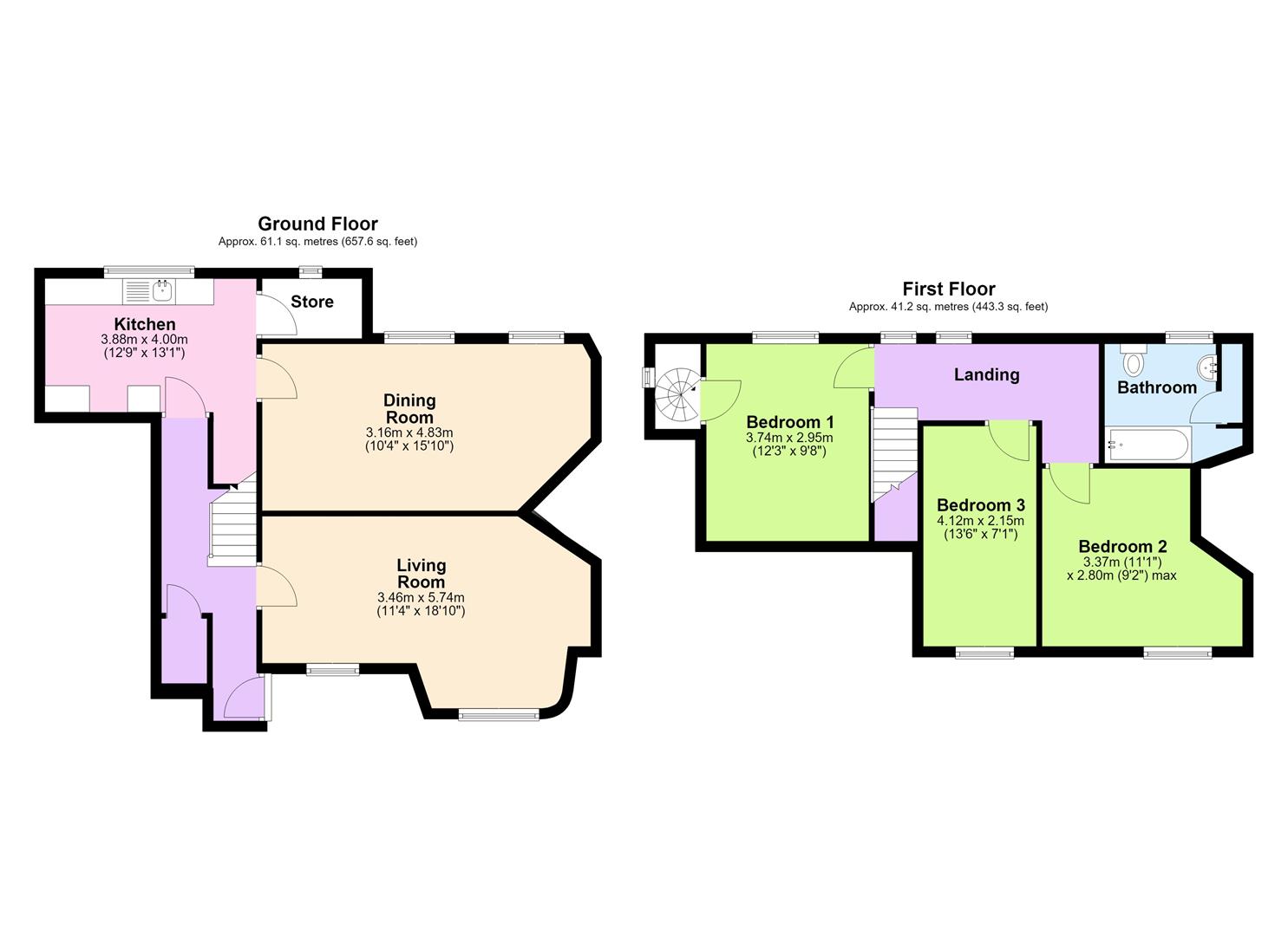 The Old Shop, Hereford floorplan