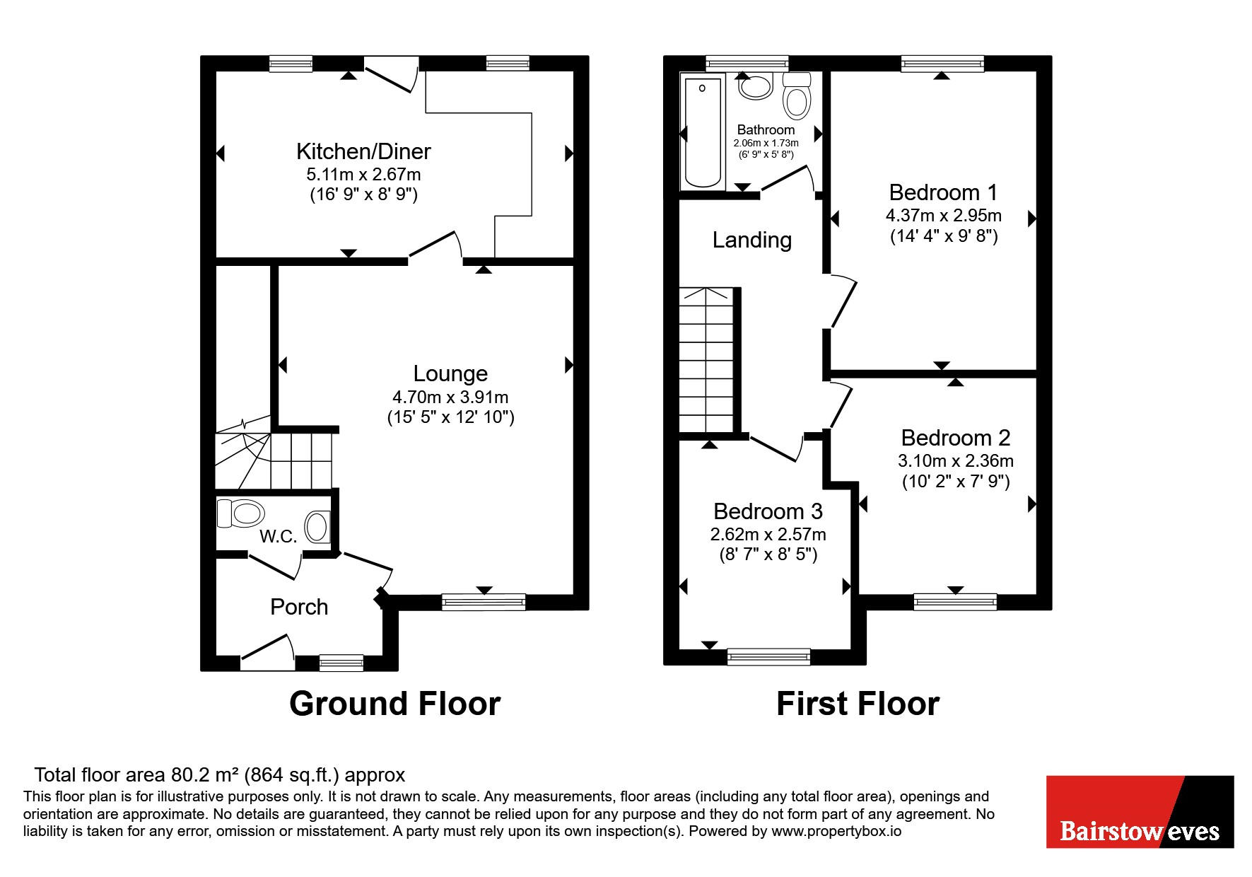 10, Sanderling Street, Cannock floorplan