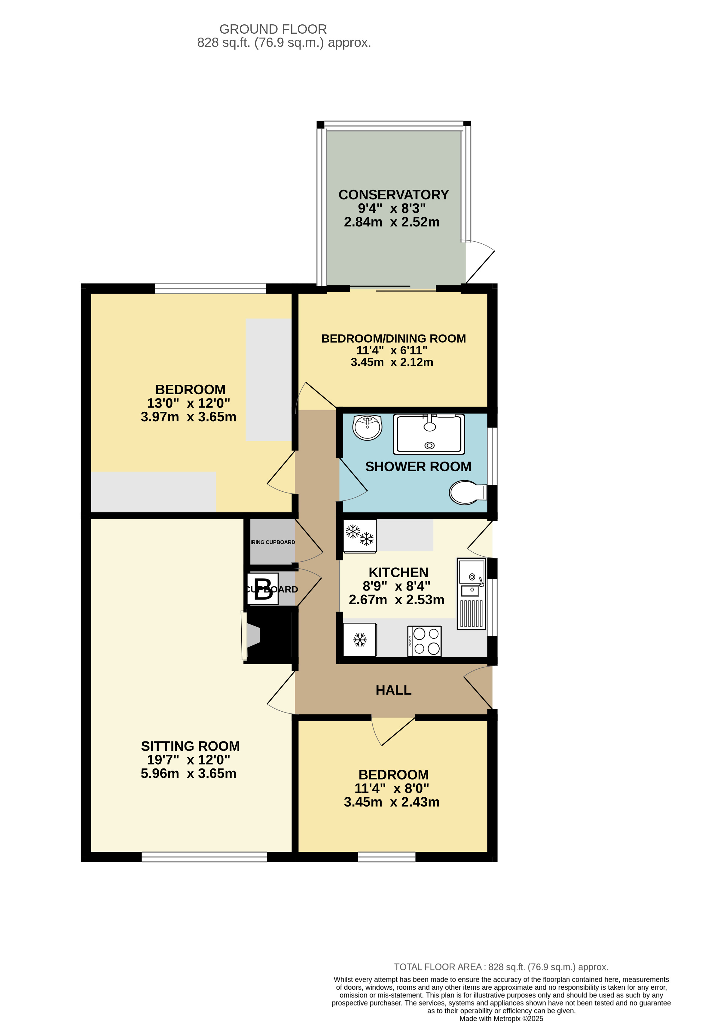 26, Digby Drive, Fakenham floorplan