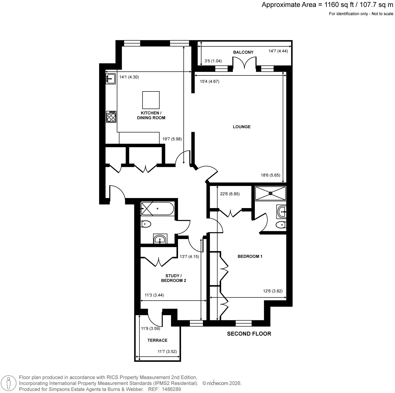 15, Franklin Court, Wormley, Godalming floorplan