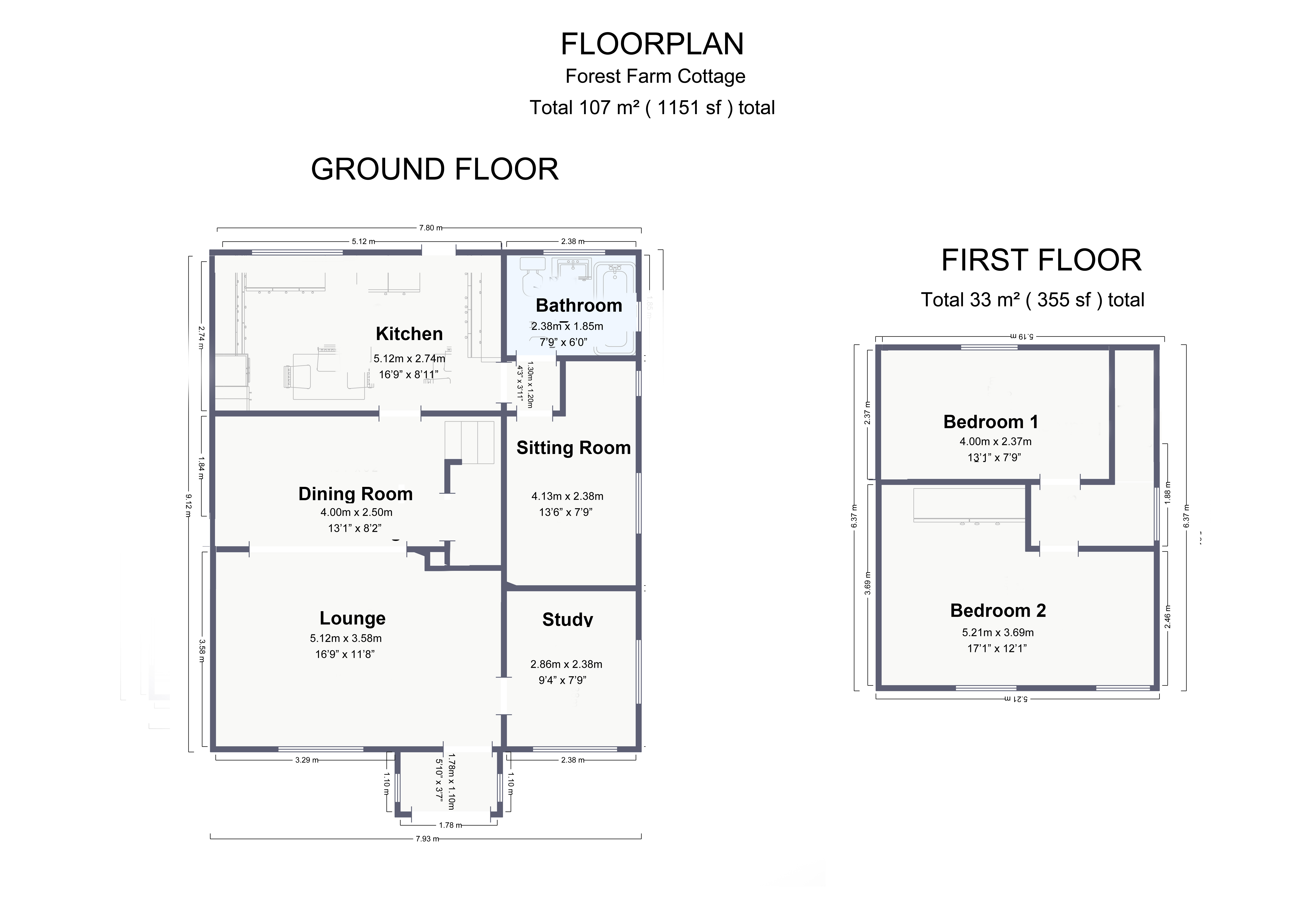 8 Forest Farm Cottages,, Forest Road, Ilford floorplan