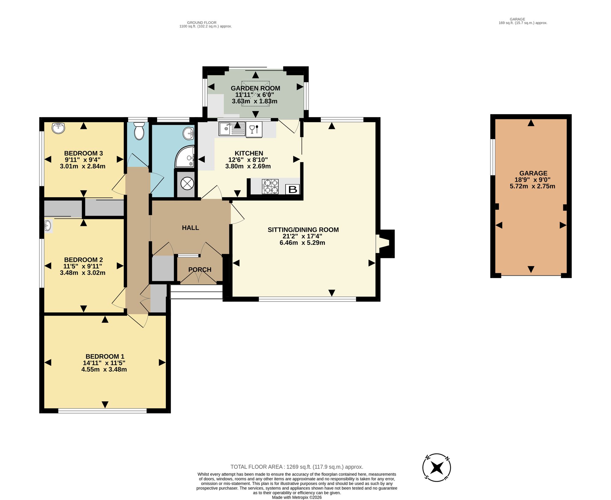 10 Hawthorn Park Close, Torquay floorplan