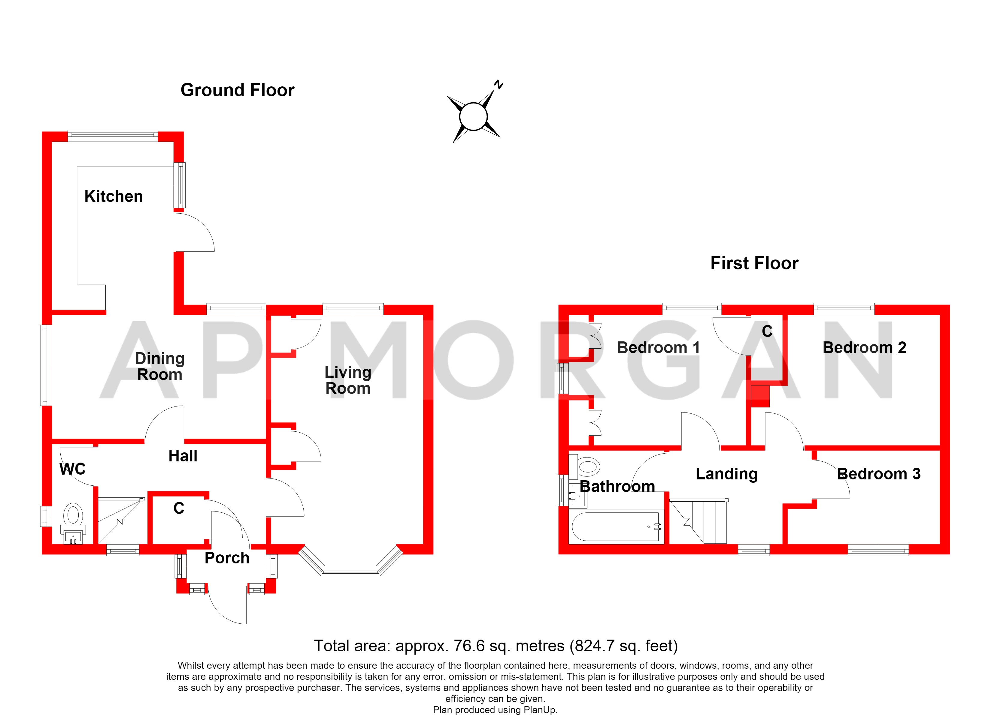 32, Oakfield Road, Dudley floorplan