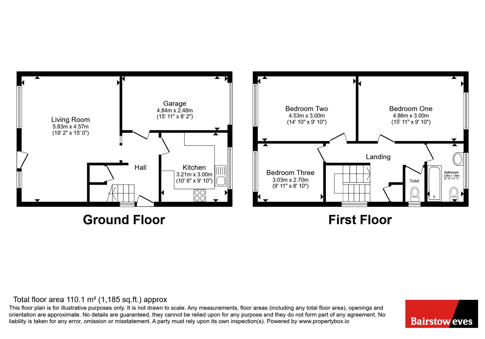 13, Coppins Road, Essex floorplan
