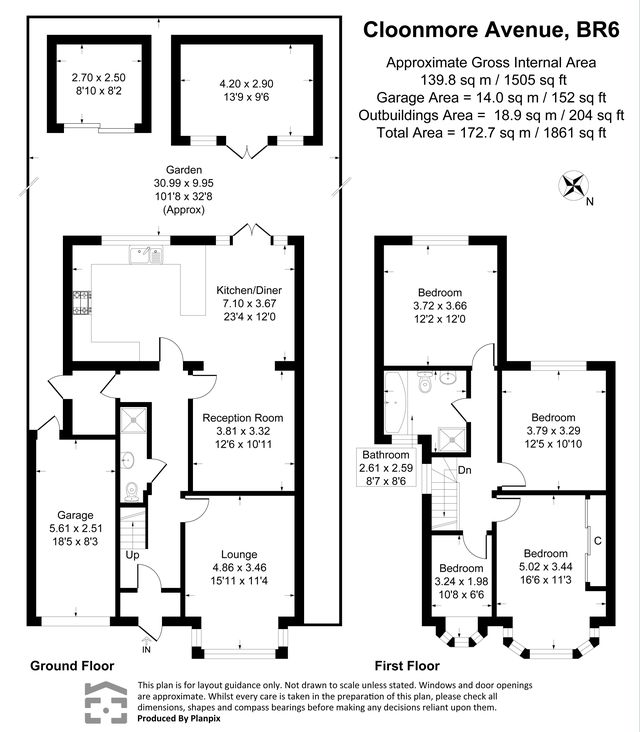 16, Cloonmore Avenue, Kent floorplan