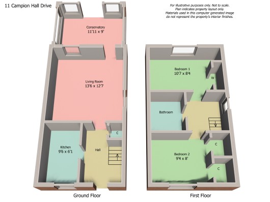 2 Bedrooms End terrace house for sale in Campion Hall Drive, Didcot OX11