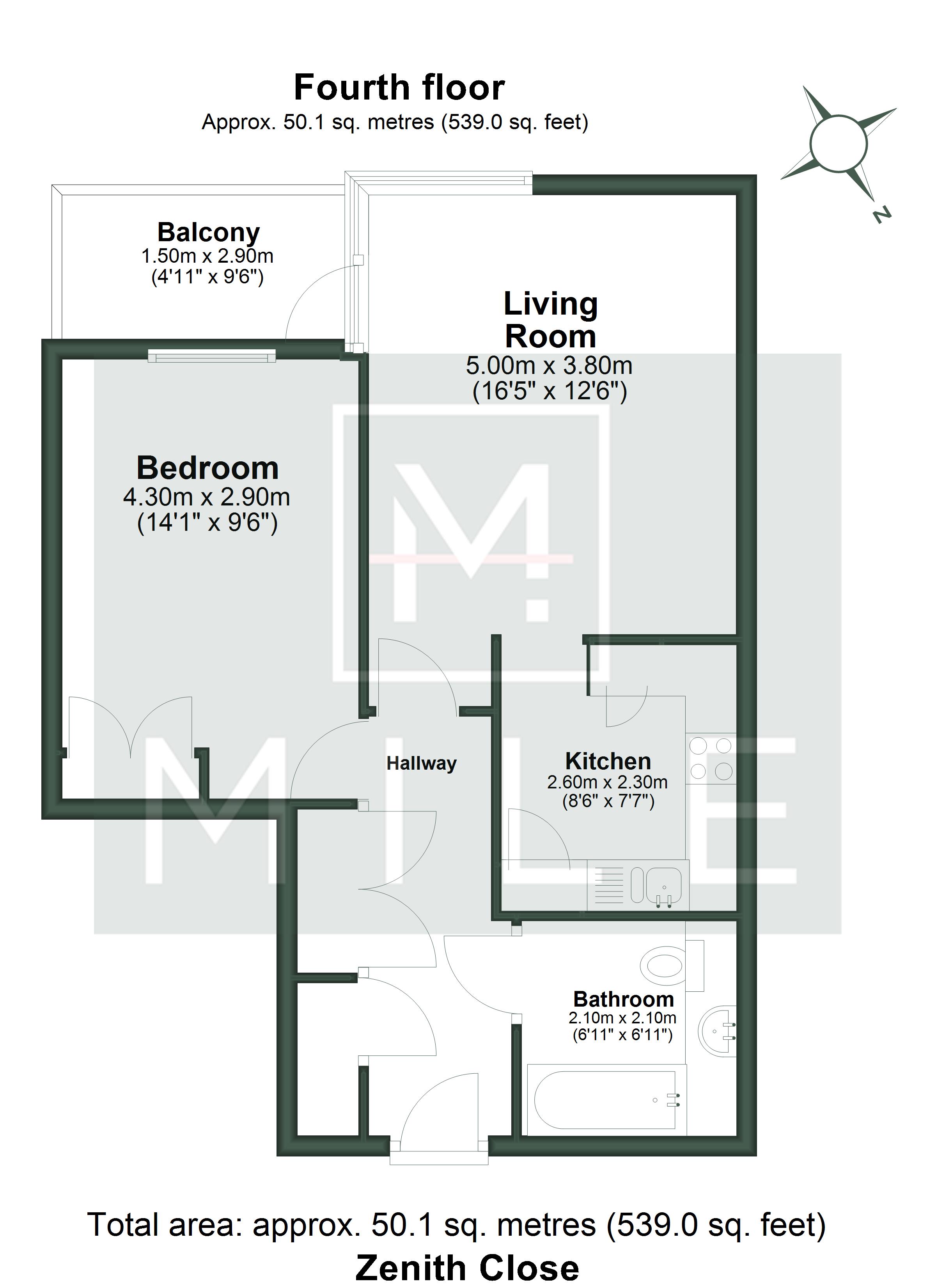 Zenith Close, London floorplan