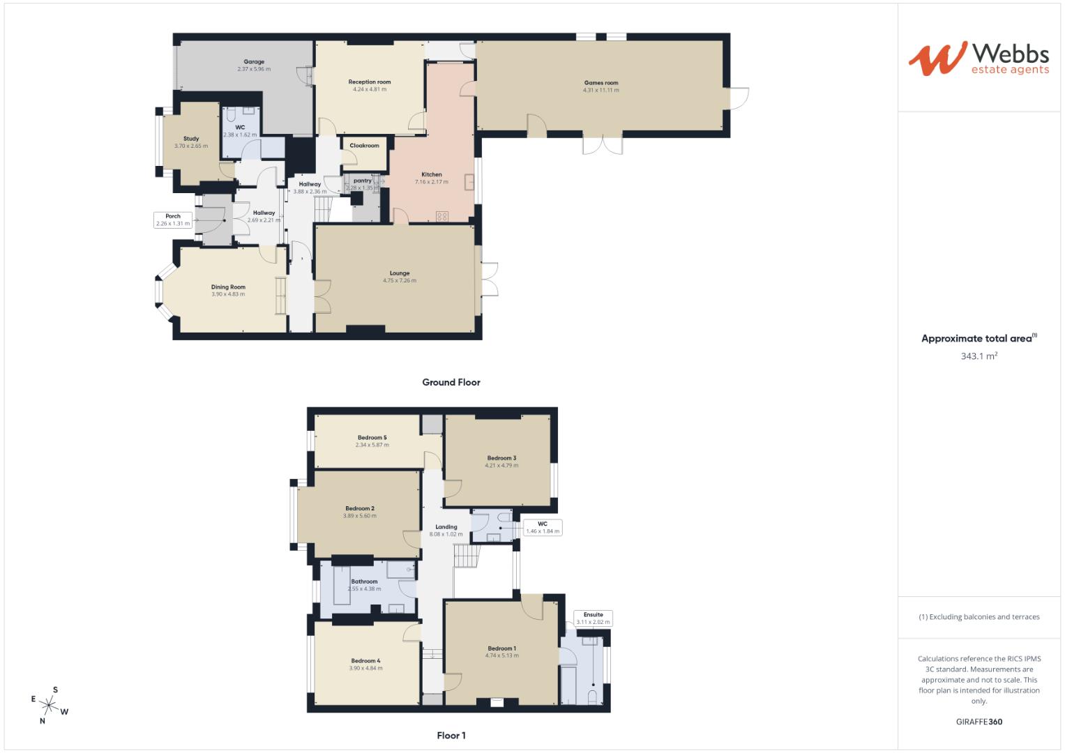 63, Greenheath Road, Cannock floorplan