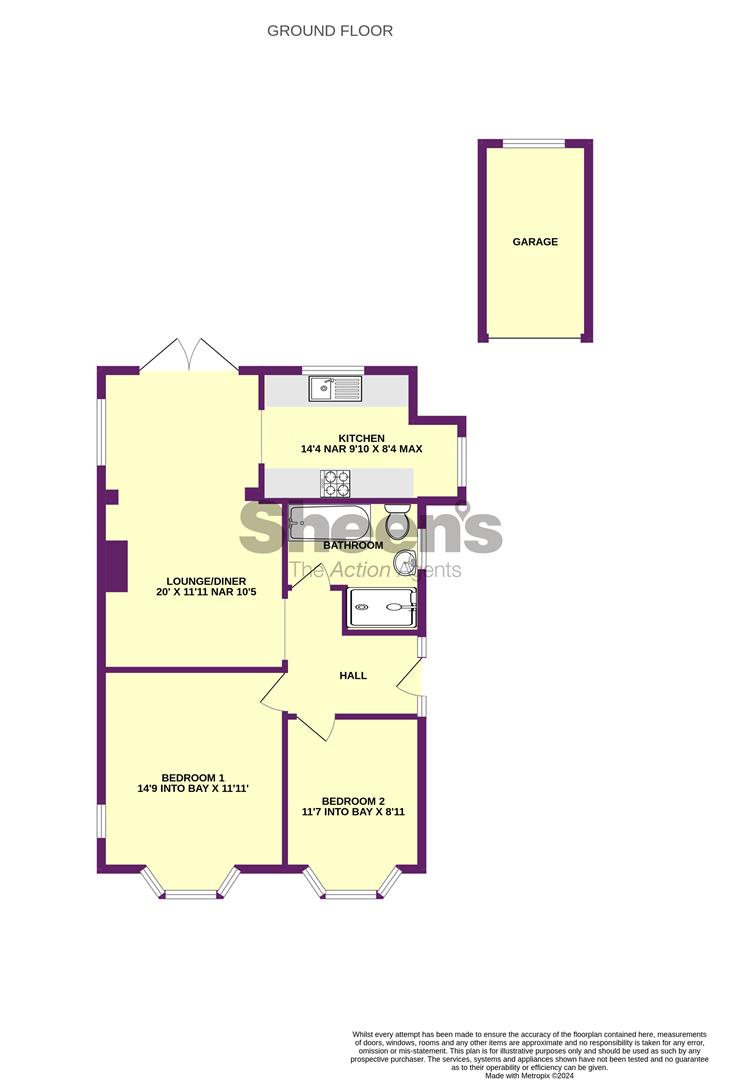 1, Beatrice Road, Walton On The Naze floorplan