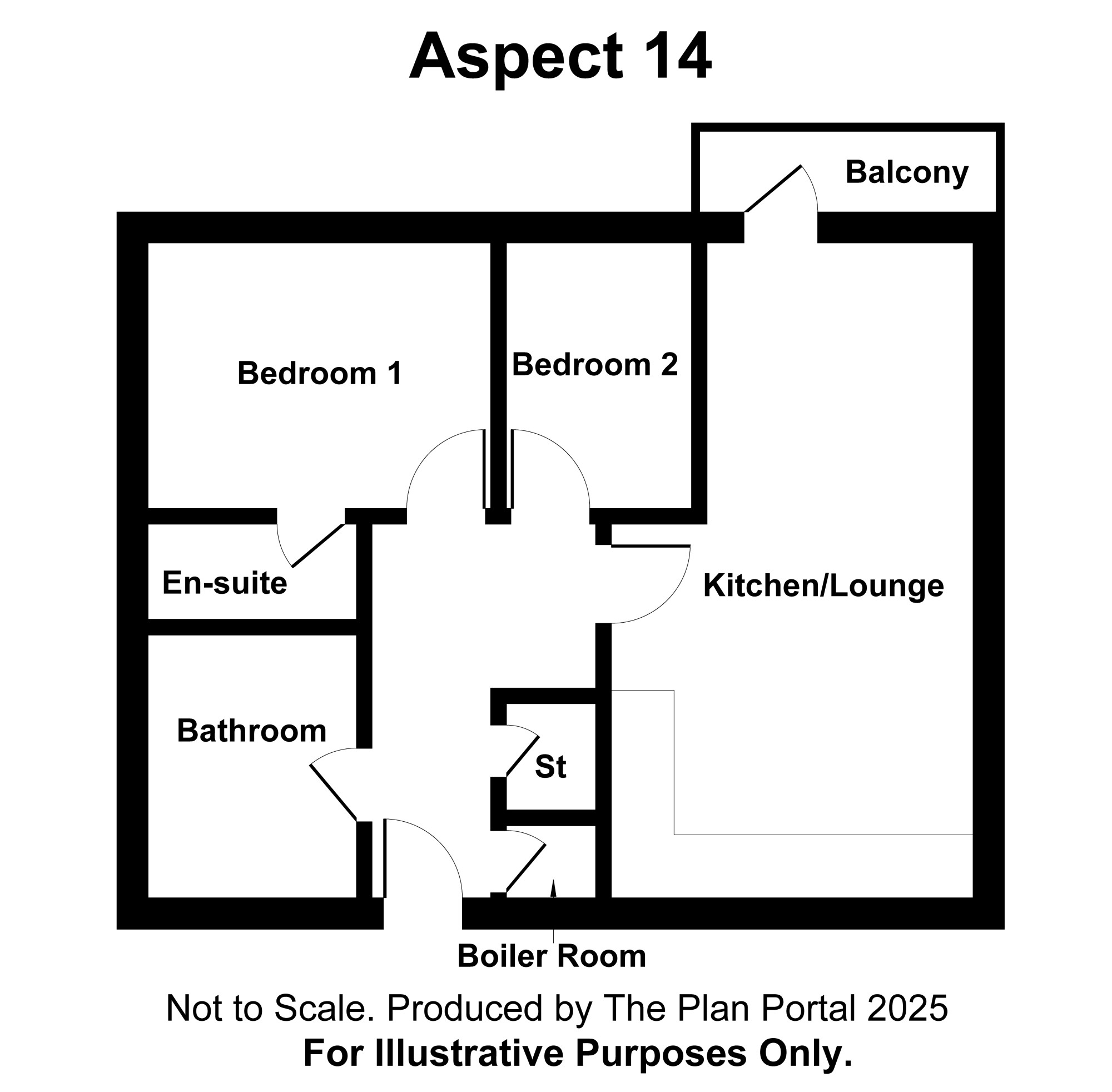 Flat 235 Aspect 14,, Aspect 14, Leeds floorplan