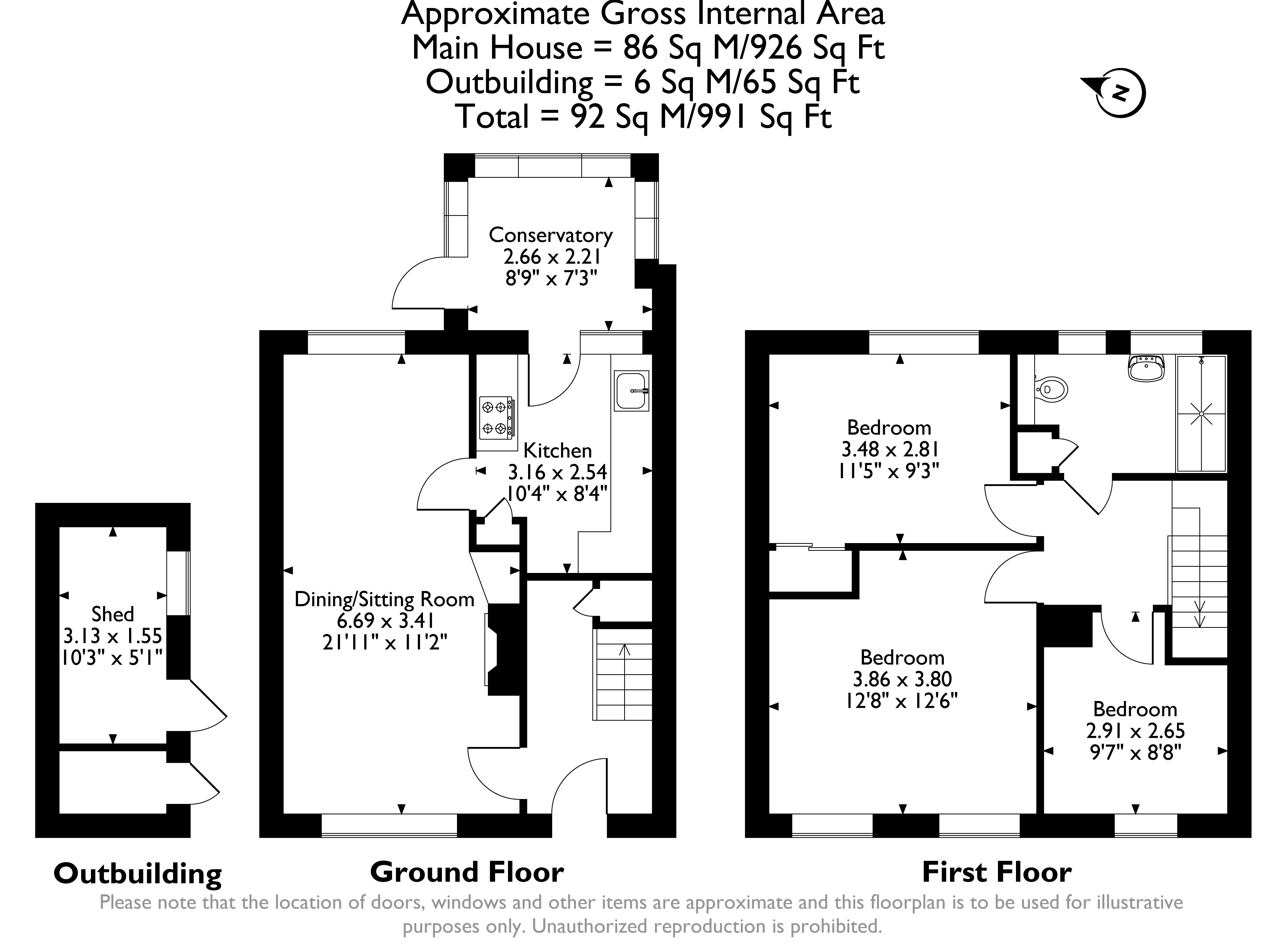 Penhill Drive, Swindon floorplan