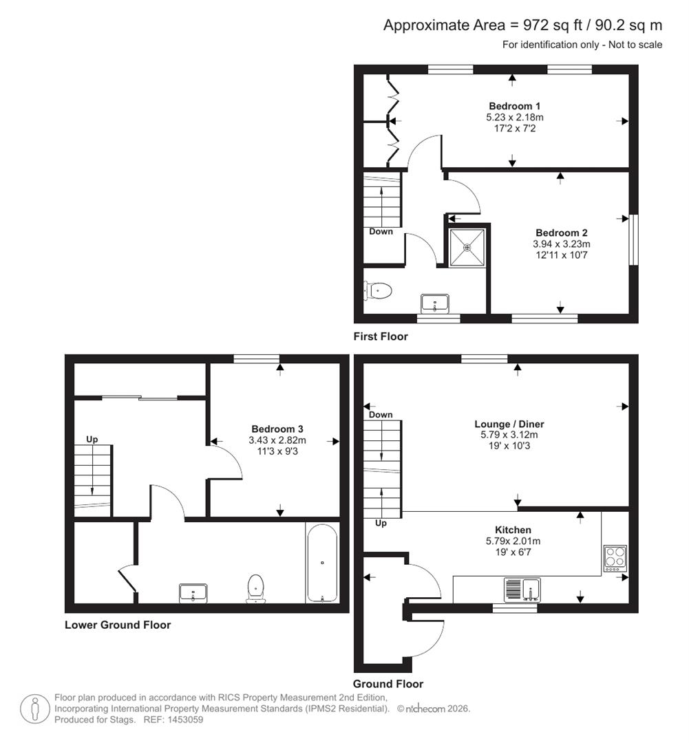 1 Coast House, Woolahra, Woolacombe floorplan
