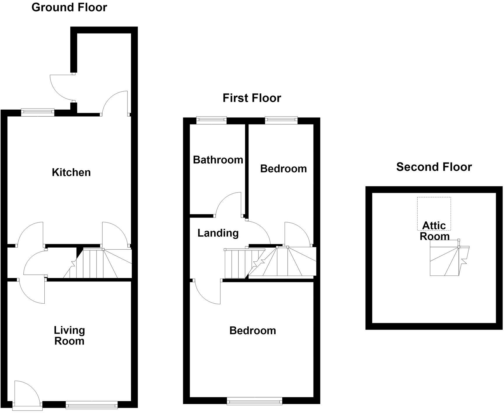 4 Dickenson Terrace, Gainsborough floorplan