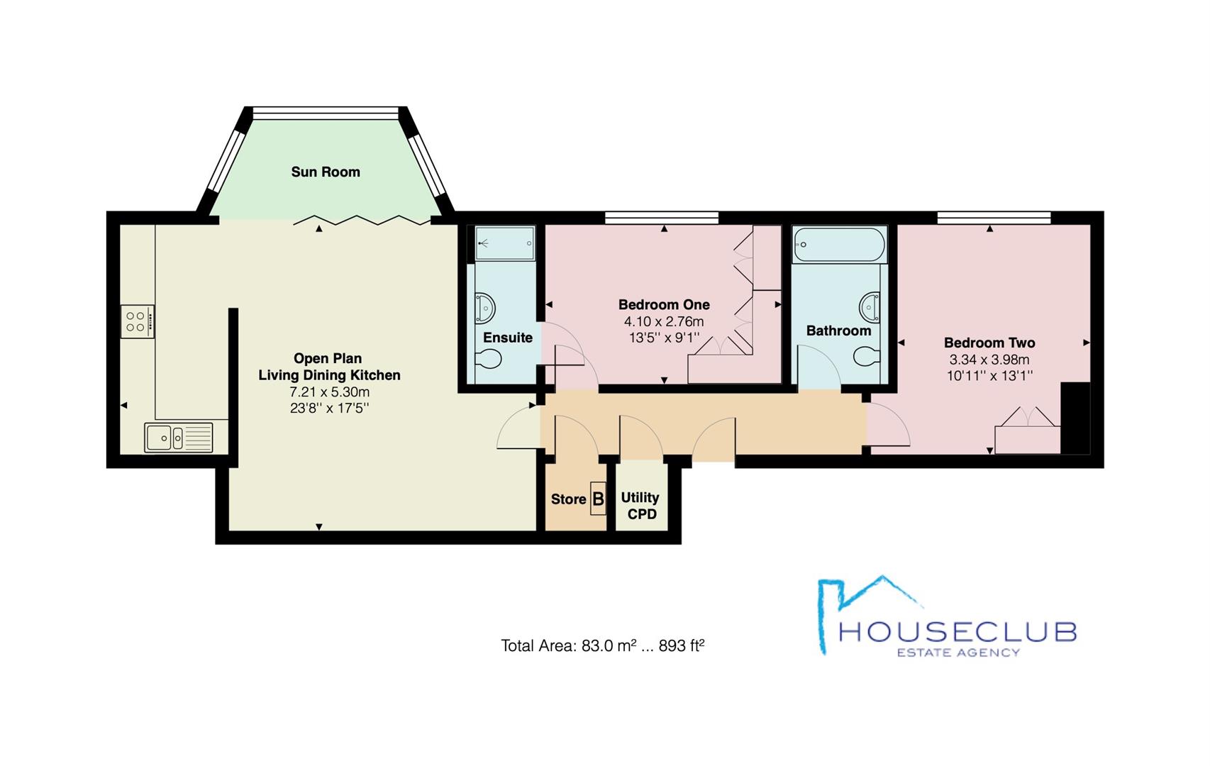 118, South Wing, The Residence, Lancaster floorplan