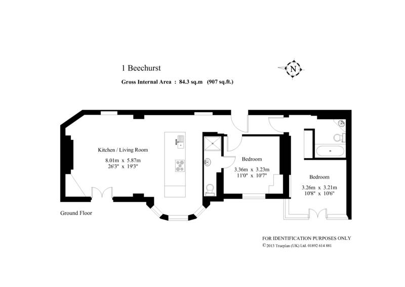 2 Bedrooms Flat to rent in Hurstwood Lane, Tunbridge Wells TN4